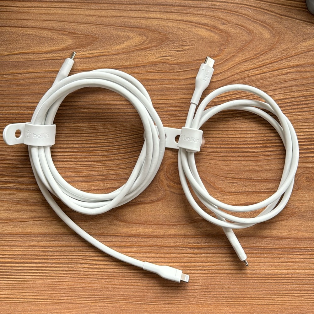 brand new usb-c to iphone cables - 6’ & 3’